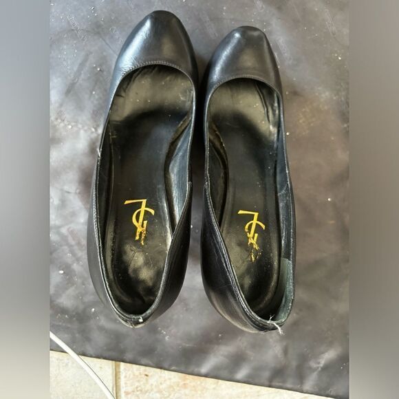 Saint Laurent leather dress shoes Ysl pump Classic high heels sexy y2k baby doll - Picture 1 of 9